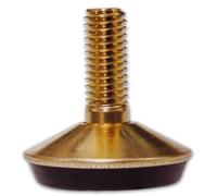Piedino per Mobili Regolabile in Ottone Ø 30X10Ma mm 2pz