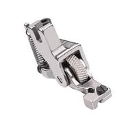 Piedino premistoffa regolabile per cerniera invisibile resistente con ruota a rullo, per macchine da cucire a base piatta, accessori per macchina da cucire