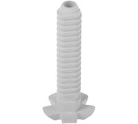 Piedino regolabile compatibile con lavastoviglie Bosch Siemens Neff 00631221 bianco anteriore 105 mm