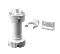 Piedino regolabile per zoccoli bianco Ø 35x110 mm Bianco