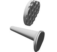 Piedino Ricambio per Cavalletto Bici Hebie Lite Fix 40 - Design Due Pezzi