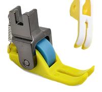 Piedino sottile per cucitura a rullo, leggero, per macchina da cucire multifunzione per denim e pelle, adatto per impunture
