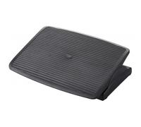HJH Office 721050 Poggiapiedi da ufficio PIEDINO STRIPE poggiapiedi in plastica antracite