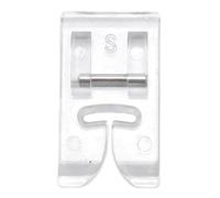 Piedino trasparente da 7 mm Piedino universale per macchina da cucire per punti curvi e cuciture strette Finitura professionale in materiale ABS