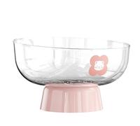 Piedistal Fruit Bowl - vegetale per bancone da cucina | Spit da snack a prova di graffio, display da tavolo con ciotole alte di caramelle con piedistallo di scarico rimovibile per decor
