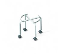 Piedistallo con ruote diametro 38xH36 cm per fusti olio da lt.50