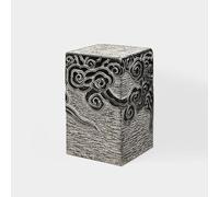 Piedistallo Decorativo delle Colonne di Xiangyun, Pilastro della Scultura del Tempio Cinese, Finitura in Pietra Poliresina Fusa A Mano, Decorazione del Giardino Paesaggistico, 19.6in