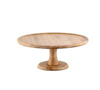 Piedistallo for torta in legno, supporto rotondo for dessert, for matrimoni, feste di compleanno, piccoli cupcake, basi for tavoli alti, espositori for piatti (Color : Style B-28cm)