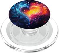 Piedistallo per telefono Porta-telefono cuore colorato PopSockets PopGrip per MagSafe