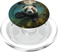 Piedistallo per telefono Porta-telefono Panda subacqueo PopSockets PopGrip per MagSafe