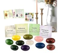 Piedras De Estímulo | Set De 12 Piedras Inspiradoras Pulidas Con Frases Motivacionales | Decoración Conmemorativa Para Buena Suerte Regalo Cumpleaños Escuela Aula Graduación Fiesta