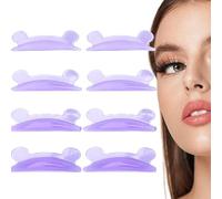 Piegaciglia, cuscinetti per permanente - 4 paia di cuscinetti morbidi per il sollevamento delle ciglia in stile orso in silicone | Cuscinetti per permanente ciglia riutilizzabili, cuscinetti per piega