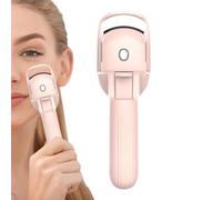 Piegaciglia elettrico, piegaciglia riscaldato, piegaciglia portatile - Curling elettrico naturale veloce, 3 modalità di riscaldamento Pad in silicone Strumento per il trucco degli occhi per ricci di