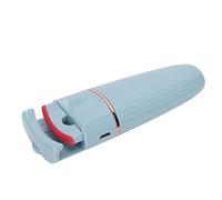 Piegaciglia Elettrico Riscaldato, Ricarica USB Riscaldamento Rapido Mini Piegaciglia Silicone Sensibile Alla Temperatura per Principianti per la Casa (Blu)