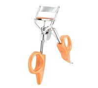 Piegaciglia for cuscino in metallo arancione da donna, strumento di bellezza, piegaciglia