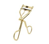 Piegaciglia in acciaio al carbonio strumento arricciacapelli portatile cosmetico trucco piegaciglia placcatura dorata