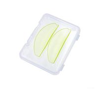 Piegaciglia in silicone autoadesivo diagonale con cuscinetto in gel | Bordo diagonale, cuscinetto in gel autoadesivo, curling delicato, nessun contatto metallico, per occhi sensibili