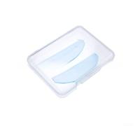 Piegaciglia in silicone autoadesivo diagonale con cuscinetto in gel | Bordo diagonale, cuscinetto in gel autoadesivo, curling delicato, nessun contatto metallico, per occhi sensibili