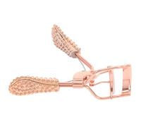 Piegaciglia per Donne, Strumento Compatto in Metallo Placcato e Gomma | Design Ergonomico, Adatto a Tutte le Forme degli Occhi, Uso nel Make-up, Accessorio Portatile, senza Pizzicare
