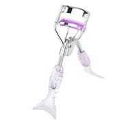 Piegaciglia per occhi, piegaciglia, piegaciglia, a forma di coda di pesce, piccolo piegaciglia con denti a pettine, per il trucco portatile, bellissimi strumenti ergonomici per ciglia aperte