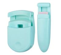 Piegaciglia, piegaciglia dall'aspetto naturale, a lunga durata, mini piegaciglia portatile da viaggio, con morbidi cuscinetti in silicone, per tutte le forme degli occhi (verde)
