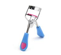 Piegaciglia professionale for piegaciglia con manico blu a forma di cuore rosso, clip for arricciatura, strumento for trucco cosmetico