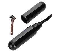 Piegaciglia ricaricabile tramite USB con riscaldamento rapido in 10 secondi controllo della temperatura display digitale per una piegatura duratura.