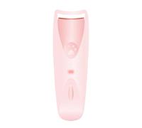 Piegaciglia riscaldato, arricciacapelli elettrico per ricci di lunga durata, effetto lifting sicuro e senza dolore, ricci perfetti ogni volta, trucco di lunga durata (rosa)