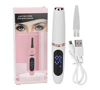 Piegaciglia Riscaldato, Piegaciglia Elettrico Palmare Ricarica USB Controllo Intelligente della Temperatura Riscaldamento Elettrico Piegaciglia per Ragazze Donne (white)