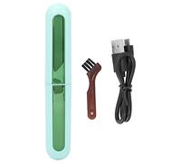 Piegaciglia riscaldato Piegaciglia elettrico portatile di lunga durata Strumenti per il trucco per le donne (Verde)