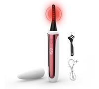 Piegaciglia Riscaldato, Piegaciglia Elettrico Ricaricabile Riscaldamento Rapido 25s con 4 Temp & Indicatore LED, Arricciatura Naturale - Sicuro Anti-scottatura Adatto Tutte le Forme Degli Occhi