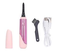 Piegaciglia Riscaldato, Piegaciglia Ricaricabile Cuscinetto in Silicone a Lunga Durata 4 Impostazioni di Temperatura per i Viaggi (rosa)