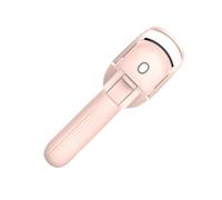 Piegaciglia riscaldato, ricaricabile, strumento per arricciare le ciglia, a riscaldamento rapido, con controllo della temperatura, cuscinetto in silicone con 3 modalità per ciglia naturali rapide