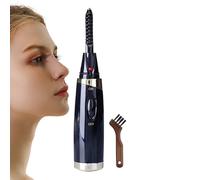 Piegaciglia riscaldato - Strumento di sollevamento e arricciatura a lunga durata per ciglia | Dispositivo portatile per il trucco dall'aspetto naturale per donne, perfetto per uso quotidiano, eventi