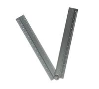 Piegare Diritto Righello 30 Cm Alluminio Progners Strumento di Angolo Di Piegatura Con Aggiornamenti Chiari Per Architetti E Artisti