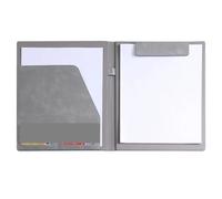 Piegare gli appunti Confezione da 2 cartelle magnetiche A4 con appunti, multicolore, 24,5 x 32,5 cm (Grijs)
