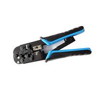Piegatore cavo di rete, 8P8C / RJ45, 6P6C / RJ-12, 6P4C / RJ-11 Telecom RJ45 Pinza a crimpare Cavo telefonico Strumento di piegatura modulare Per il fai da te e la riparazione dei cavi
