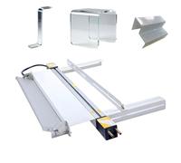 Piegatrice acrilica per fogli di plastica, piegatura a caldo, spessore 1 mm-6 mm, include staffa e angolo, strumento per la creazione di cartelli, lunghezza 60 cm