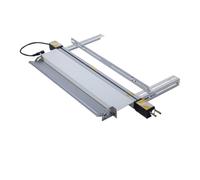 Piegatrice for acrilico da 125 cm con regolatore angolare Manuale pubblicitario for strisce in PVC for pannelli in PVC di plastica per la realizzazione di insegne