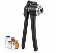 Piegatrice For Tappi Flip Off, Tappatrice Manuale For Bottiglie | 13 Mm/15 Mm/20 Mm, Acciaio Inossidabile, 20-30 Bottiglie/min, For Laboratorio E Preparazione Dei Campioni(A,13mm)