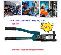 Piegatrice idraulica manuale per crimpare 120KN con 11 paia di matrici 16/25/35/50/70/95/120/150/185/240/300mm2