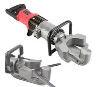 Piegatrice idraulica portatile per cemento armato, potenza 1100 W per aste in metallo acciaio rame 4-22 mm, raggiunge 0-90° piegatura in 2,5-3s, ideale per costruzioni e lavorazione dei metalli