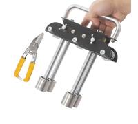 Piegatrice manuale del rullo del metallo con la scala, strumento a forma di V del bordo per il tetto e la fabbricazione dello strato