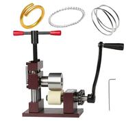 Piegatrice manuale for gioielli, macchina for la produzione di braccialetti, pressa for gioielli con maniglia staccabile e base stabile, for la lavorazione di anelli(Gray)