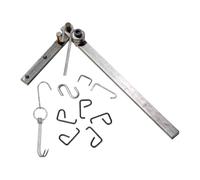 Piegatrice Manuale - Mini Piegatubi | Piegtubi Per Tondo Per Cemento Armato A Mano Pieghevole In Lega, Strumento Multiuso Regolabile Ad Alta Resistenza, Piegatubi Manuale Per Aste Metalliche | Per