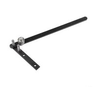 Piegatrice manuale montata su banco da lavoro per tubi e barre piatte, adatta per aste in alluminio e rame da 1 mm a 10 mm di diametro con forte maniglia a leva