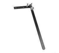 Piegatrice manuale per aste da 1/4 di pollice in alluminio e rame, strumento di piegatura del banco da lavoro in acciaio inossidabile con manico da 340 mm, piegatubi a barra piatta per curve a 180