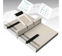 Piegatrice Manuale, Strumento Piega Carta Resistente Con Righello Di Posizionamento E Base Antiscivolo, Selezione Punteggio 350/450 Mm, Profondità 0,8 Mm, for Carta A3/A4(C350)