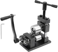 Piegatrice per anelli a manovella, strumento versatile 2 in 1 per piegare gioielli per pressare strisce e formare cerchi, strumento per piegare anelli per braccialetti