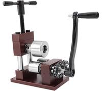 Piegatrice per anelli a manovella, strumento versatile 2 in 1 per piegare gioielli per pressare strisce e formare cerchi, strumento per piegare anelli per braccialetti
